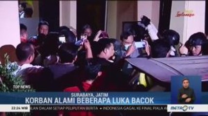 Polisi Dibacok Orang Tak Dikenal di Surabaya