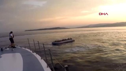 Dikili açıklarında 202 kaçak göçmen yakalandı