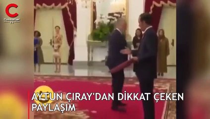 İlahiyatçı Büyükelçi olunca bu görüntü ortaya çıktı