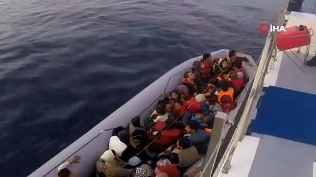 İzmir'de aynı gün 4 operasyonda geçiş yapmak isteyen 202 göçmen durduruldu