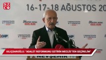 Kılıçdaroğlu'ndan iktidara 'adalet' desteği