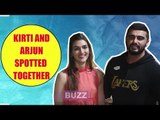 Kriti and Arjun spotted together at Sunny Super Sound
