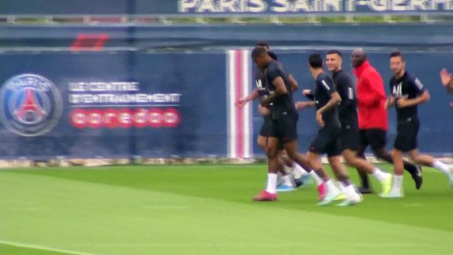 Neymar de retour à l'entraînement - Foot - L1 - PSG
