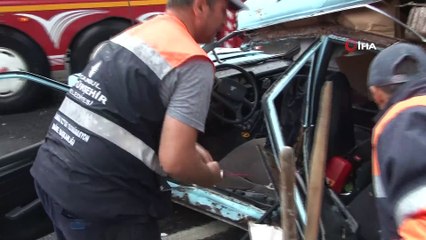 Sağanak yağış sonrası Maslak’ta feci kaza: 3’ü ağır 4 yaralı