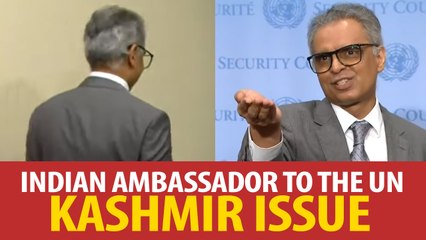 Indian ambassador to the UN loses cool after journalists ask tough questions