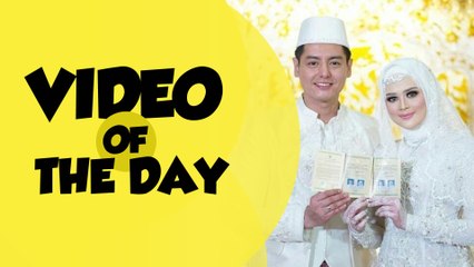 Video of The Day: Cut Meyriska-Roger Danuarta Sah Menikah, Tingkah Gemas Jan Ethes saat Upacara