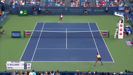 Venus Williams out of the Cincinnati Masters at hands of Madison Keys