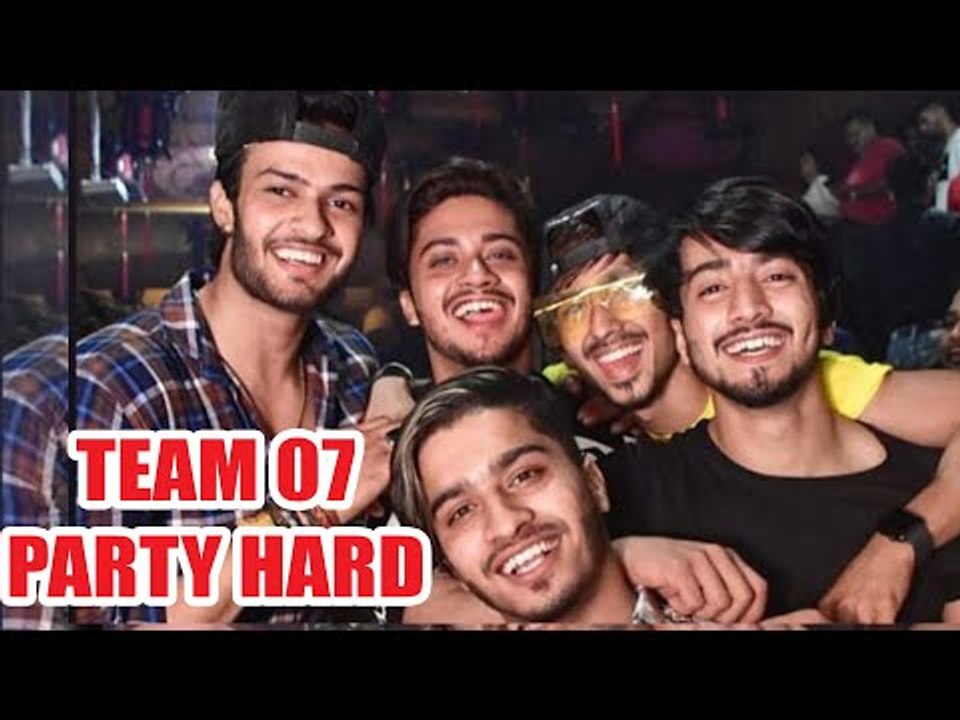 TikTok star Faisu parties hard along with Team 07