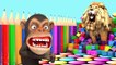 Aprende frutas y Animales con divertidos Monos juegos de PC de estilo - Videos Educativos para Niños