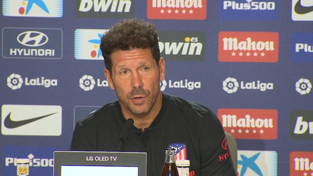 El Atlético de Madrid prepara su partido del domingo contra el Getafe