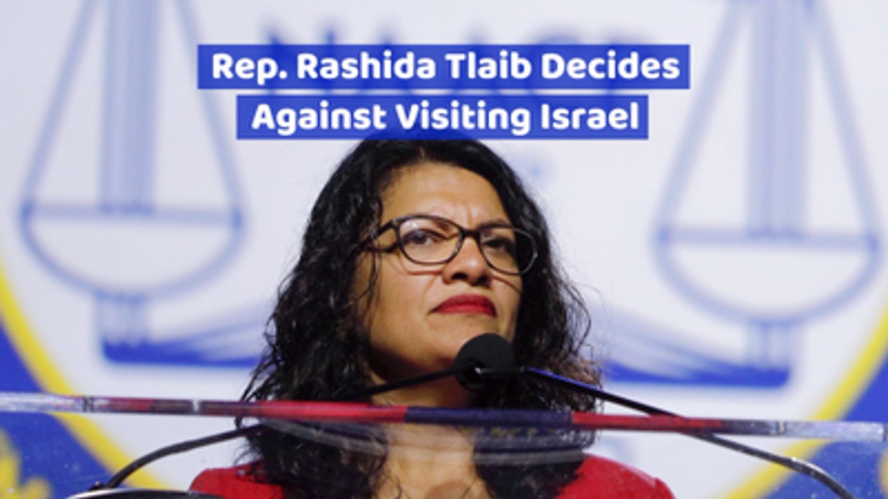 Rep. Rashida Tlaib's Israel Issue