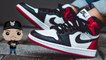 Air Jordan 1 Satin Black Toe Retro Sneaker