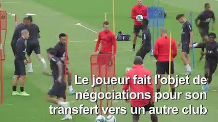 Neymar s’entraîne avec le PSG à la veille du match contre Rennes