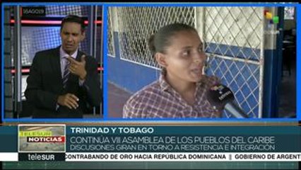 Trinidad y Tobago: continúa VIII Asamblea de los Pueblos del Caribe
