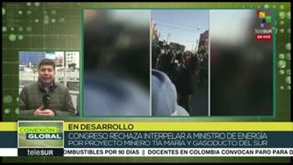 Perú: congreso rechaza interpelar al ministro de Energía