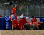 GP Silverstone 1999 - Michael Schumacher Crash