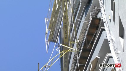 Report Tv - Firma 'Syla' me mangësi! Në pallatin ku vdiqën dy punëtorë, asnjë inspektim!