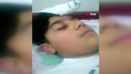 Maganda kurşunuyla ağır yaralanan Muhammed Efe yaşam mücadelesi veriyor