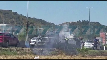 DIGJET MAKINA NE AUTOSTRADEN TIRANE-DURRES - News, Lajme - Kanali 7