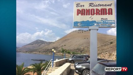 Report Tv - Kushëriri i Koço Kokëdhimës restorant PA LEJE mbi plazhin e Porto Palermos