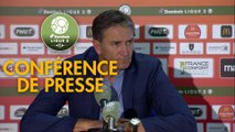 Conférence de presse RC Lens - Havre AC (1-3) : Philippe  MONTANIER (RCL) - Paul LE GUEN (HAC) - 2019/2020