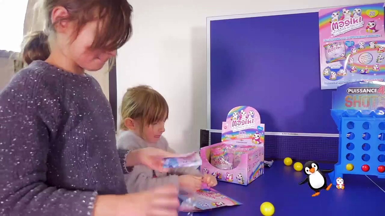CHALLENGE VS PINGOUINS • PUISSANCE 4 SHOTS !! - Studio Bubble Tea