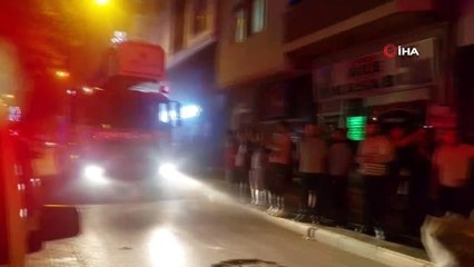 Giyim mağazası alev alev böyle yandı
