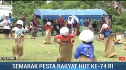 Meriahnya Pesta Rakyat HUT ke-74 RI di Sabang