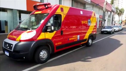 Ciclista é atingido por porta de veículo na Avenida Brasil