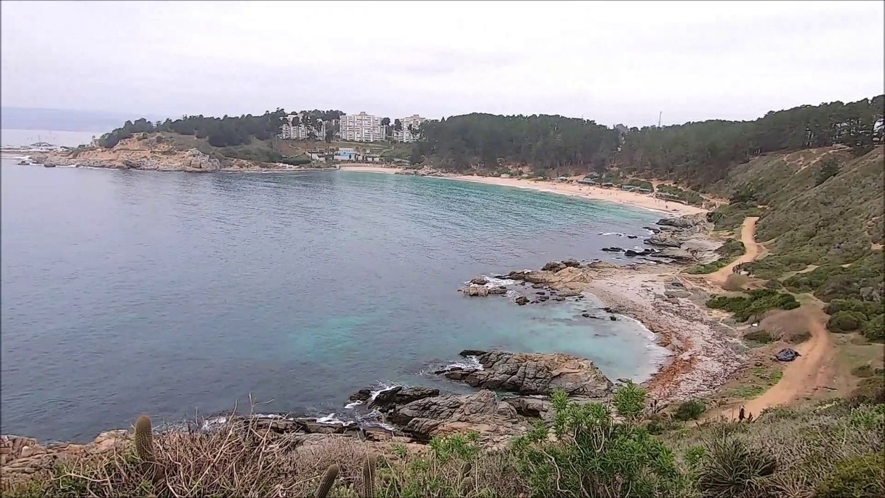 Playa Canelillo  and playa Canelo in Algarrobo, Chile