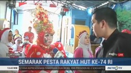 Pesta Rakyat HUT ke-74 RI di Makassar dan Surabaya