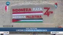 Warga Gaza Ikut Peringati HUT ke-74 RI