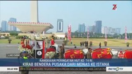 Kirab Bendera Pusaka dari Monas ke Istana