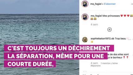 PHOTO. Triste, Marc-Olivier Fogiel prend l'avion et laisse ses filles à Saint-Barth : "Les départs ne sont jamais faciles"