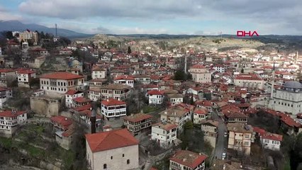 Safranbolu'da dükkan önünde lokum ikramına yasak