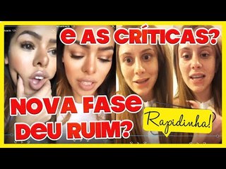 Mari Maria enfrenta críticas e faz promessa sobre base + Rayza Nicácio desabafa e perde inscritos
