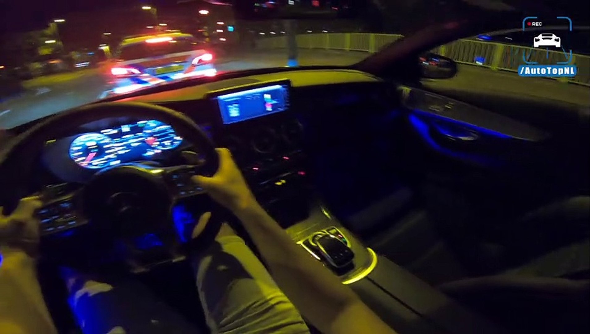 New Mercedes Amg C Class C43 Night Drive Pov Ambient Lighting By Autotopnl