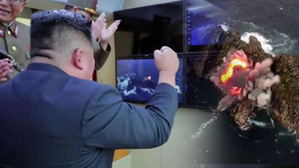 北 "김정은 지도 아래 새 무기 시험 사격" / YTN