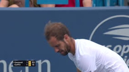 Cincinnati - Goffin se transforme en mur et signe un point magistral face à Gasquet