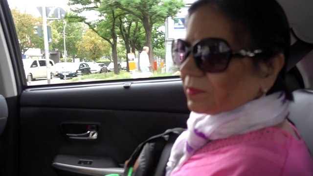 BDMV-3 Aruna & Hari Sharma in Berlin Taxi from Hotel Pullman to Lichterfelde West Aug 12, 2019