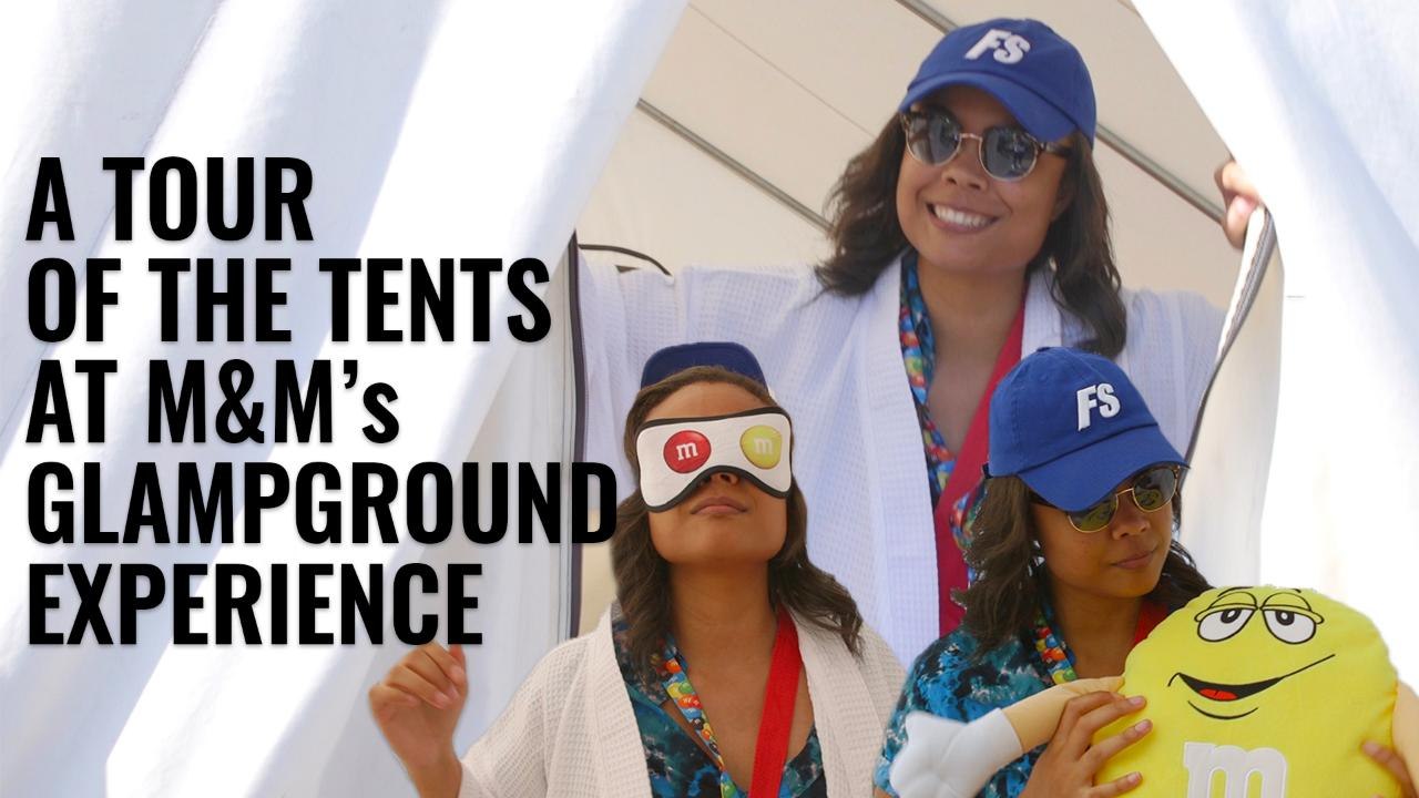 Tour the Tents at the M&Ms Glampground