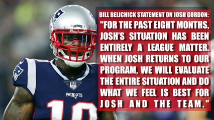 Bill Belichick Comments on Josh Gordon's NFL Reinstatement 🏈