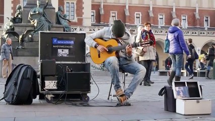 Amazing street guitar performance by Imad Fares "Gipsy Kings"