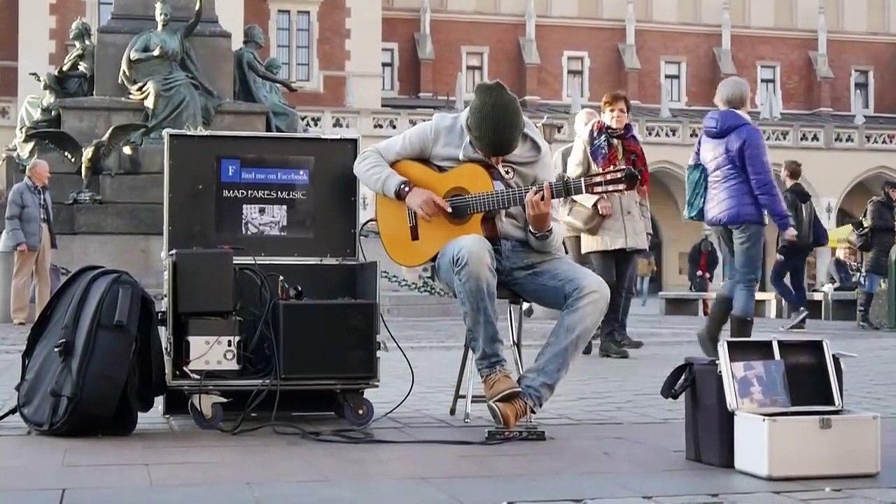 Amazing street guitar performance by Imad Fares "Gipsy Kings"