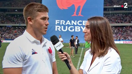 L'interview de Louis Carbonel à la mi-temps de France / Écosse