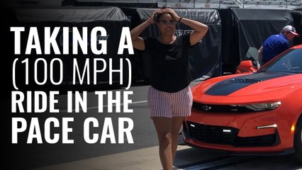 We rode in a NASCAR pace car... and it was FAST
