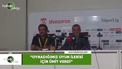 Rıza Çalımbay: "Oynadığımız oyun ilerisi için ümit verdi"