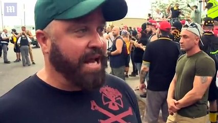 Far-right group Proud Boys rallies in Portland
