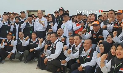 Haji 2019 - Tim Kesehatan Haji Gelar Upacara Hut ke-74 RI