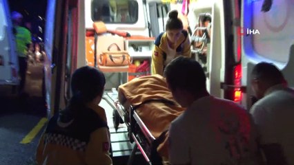 Tarabya Sahilinde denize minibüs düştü, 6 kişi yaralandı